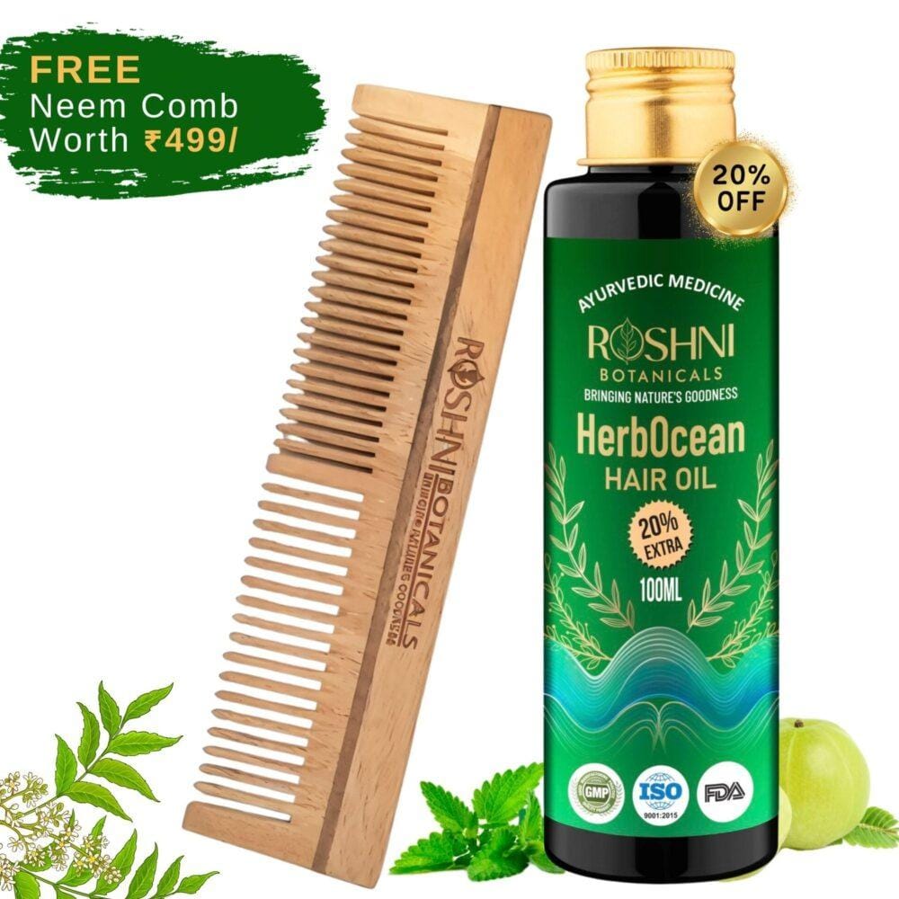 HerbOcean Ayurvedic Hair Oil, Hair Fall Control Oil