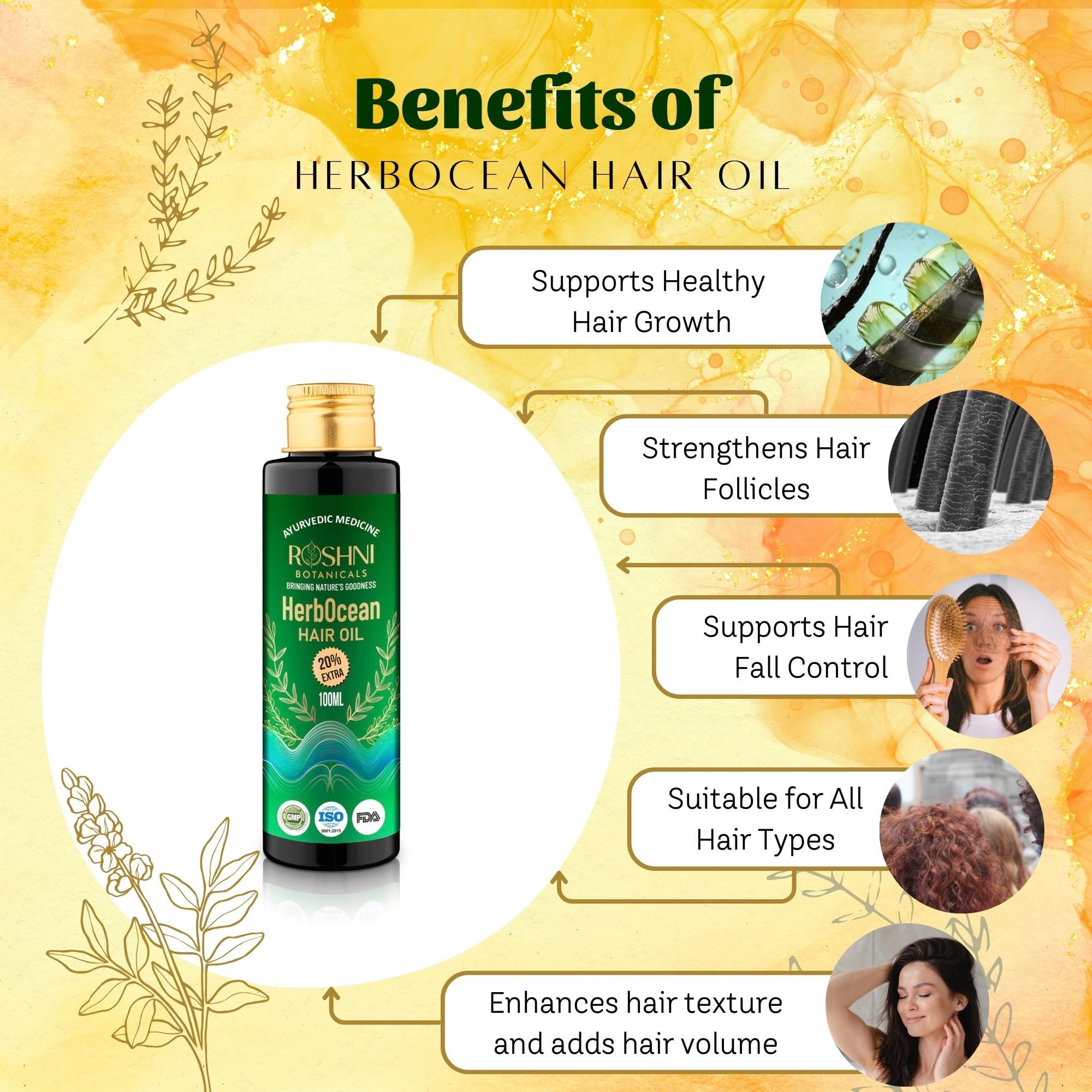 Benefits of HerbOcean Hair Oil