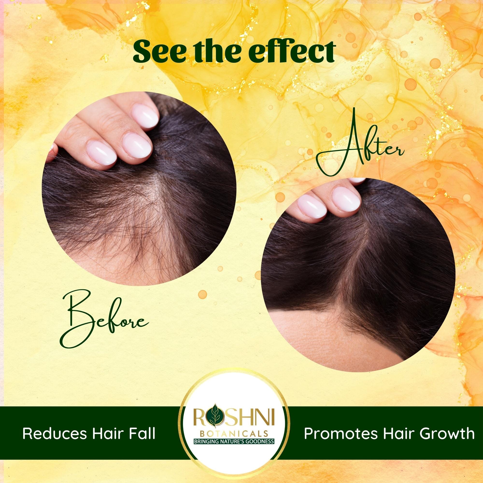 Premium herbal hair oil