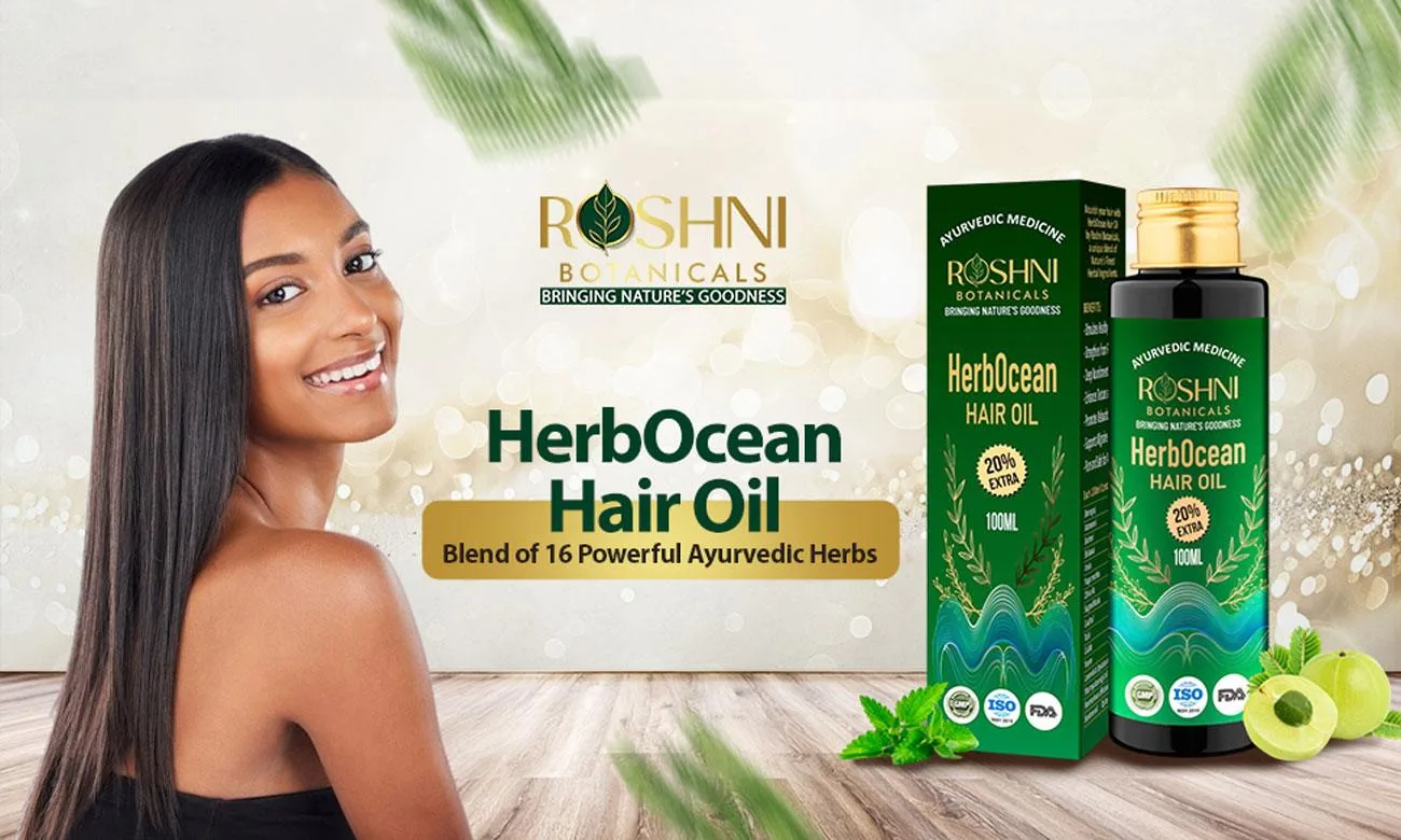 Ayurvedic Hair Regrowth Oil for Thicker Hair Growth