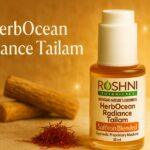 HerbOcean Radiance Tailam Ayurvedic oil with Raktchandan and saffron for pigmentation and dark spots